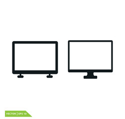 Monitor and Television icon vector logo template