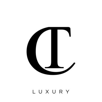 ct logo design vector