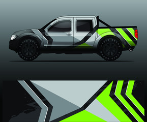 truck decal graphic wrap vector, abstract background