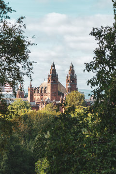 Kelvingrove Park In Glasgow Scotland