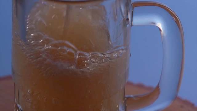 Buck of beer getting full