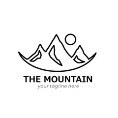 The Mountain Line Logo Template
