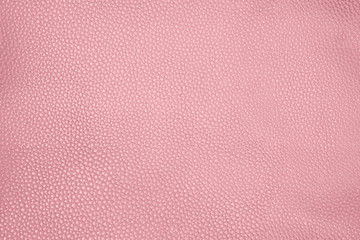 Closeup pink leather textured background