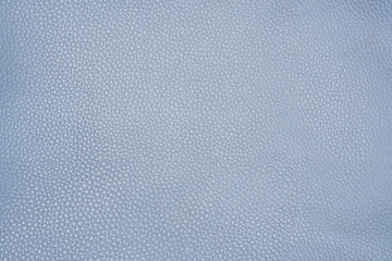 Closeup blue leather textured background