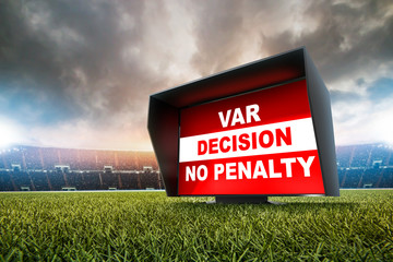 technology var decision no penalty.The video assistant referee scene a match official in football...