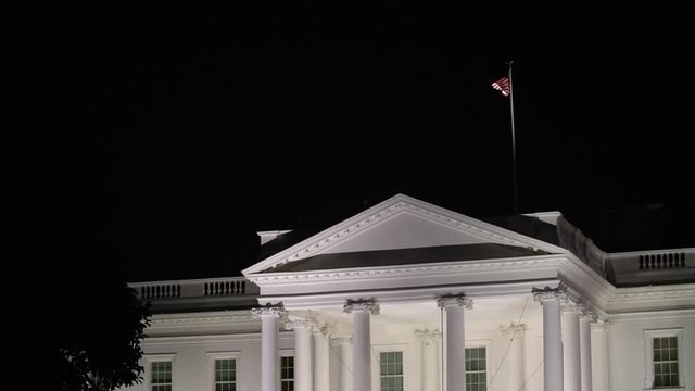 The White House Shot At Night