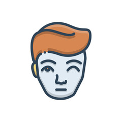 Color illustraction icon for anomaly 