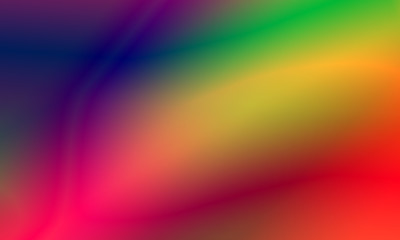 Abstract blurred gradient background in bright rainbow colors. Beautiful psychedelic art. Spectrum light texture. Vintage retro.