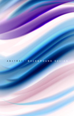 Abstract background - fluid color gradient waves, with dynamic motion line effect. Vector Illustration For Wallpaper, Banner, Background, Card, Book Illustration, landing page