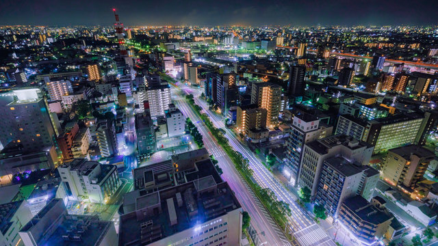 名古屋金山からの夜景
