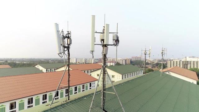 AERIAL Cellular Mobile Rooftop 5G Transmitters