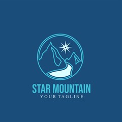 Template Star Mountain Logo