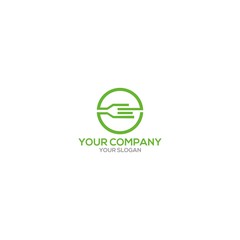 E Fork Logo Design Vector