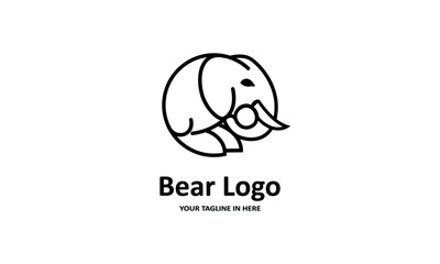 The concept of modern Sderhana elephant logo design is easy to remember