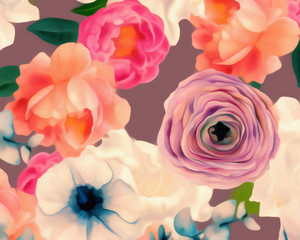 Modern Floral Artwork 