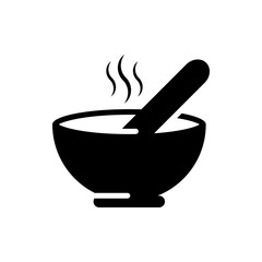 Soup Vector Icon style illustration. EPS 10 File