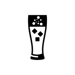 Cold Drink Vector Icon style illustration. EPS 10 File