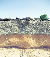 asphalt road damage