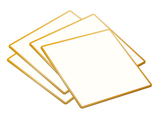 Japanese card papers that is often used for painting, drawing, and autographs.