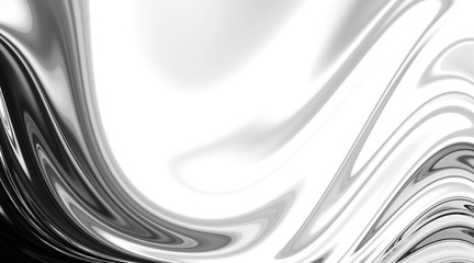 Black-white background with waves for design