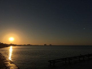 Obraz premium sunset on beach