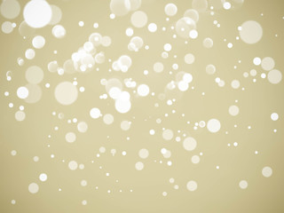 Golden background with soft bokeh lights.Abstract bokeh lights with soft light background. Blur wall.