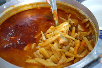 This is a spicy curry for dinner.