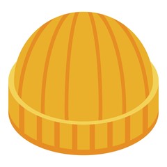 Winter hat icon. Isometric of winter hat vector icon for web design isolated on white background
