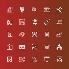 Editable 25 discount icons for web and mobile