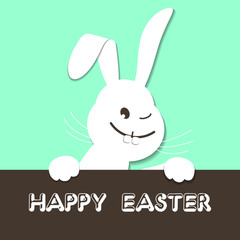 An illustration of an Easter theme that can be used in the design of a greeting card or poster.