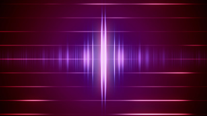 Abstract digital sound wave