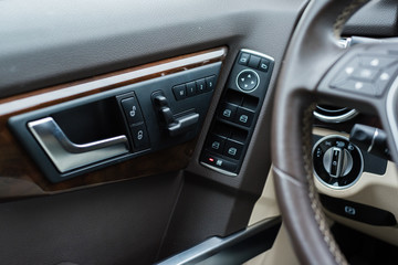 Naklejka premium a car interior