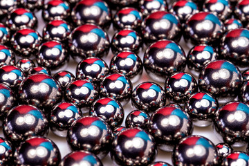 steel balls of a rolling element