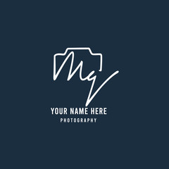 Mq Initial Signature Photography Logo