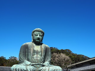 The Great Buddha of Kamakura in japan