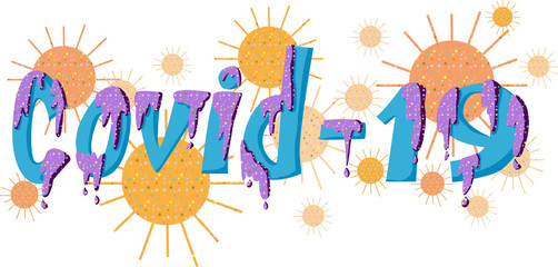 Covid 19 Coronavirus vector icon sign banner. Stop Novel Coronavirus outbreak covid-19 symptoms in Wuhan China.Travel or vacantion warning with air plane and quarantine with protective mask.