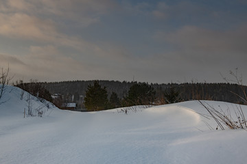 Fototapeta premium Winter in Karelia