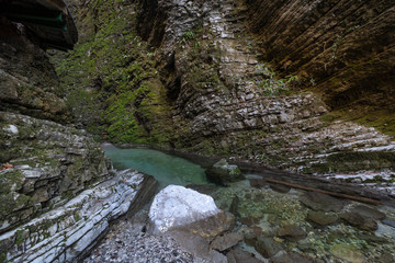 Am Kozjak - Wasserfall