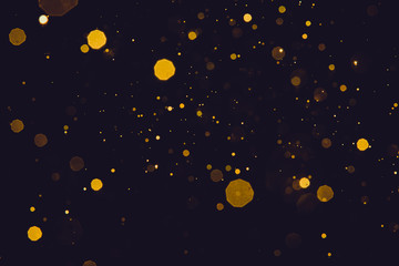 Fototapeta premium Abstract blur gold sparkle bokeh