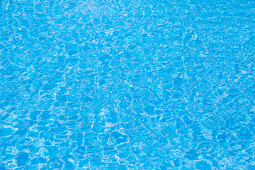 Reflect the waves and in the blue pool background