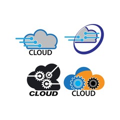 cloud logo vector