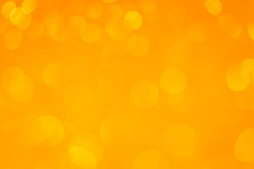 Abstract Golden glitter bokeh