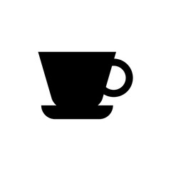Coffee cup. Simple modern icon design illustration.