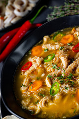 Flaczki - tripe soup the Polish way