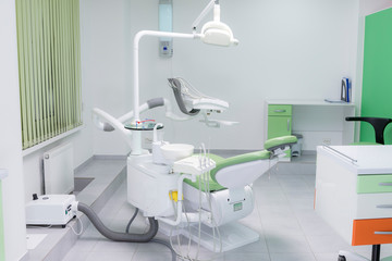 Dentist chair in high class dental clinic