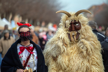 Obraz premium Busojaras (Buso-walking) an annual masquerade celebration of the