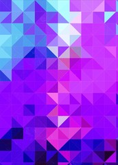 Obraz premium Abstract Geometric Art,Aesthetic Synthwave Cyberpunk Art,Cyberpunk 80s 90s Synthwave Artwork, Home Decor Wall Art,Abstract Painting