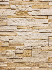 The background of the wall is a light-colored brick surface. The texture of the brick. Abstract wall background.