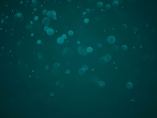 Blurred Lights on blue gradient abstract background.