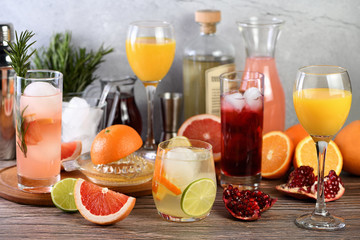 Drinks and cocktails Gin-based